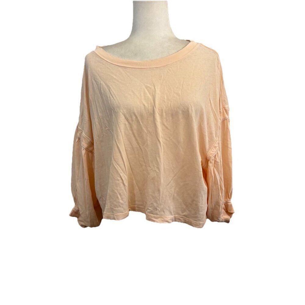 We The Free People Sugar Rush Top Peach Cropped Size XS